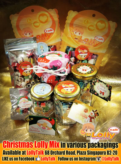 Christmas Lolly Mix in various packagings